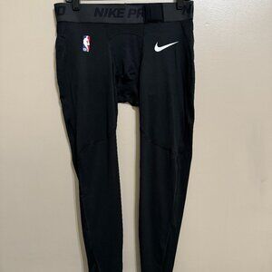 Nike Pro NBA Team Player Issue 3/4 Compression Tights Men's Black DN1548-010